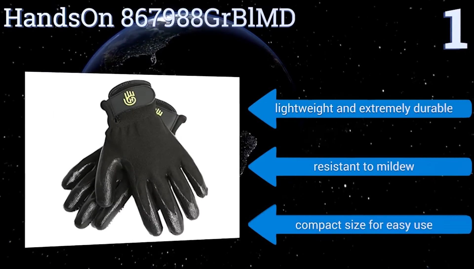 Highlighting glove material