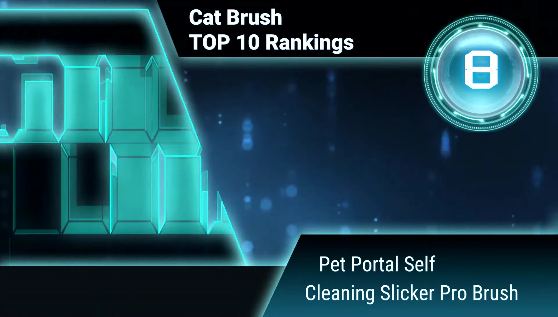 The Pet Portal Self-Cleaning Slicker Pro Brush
