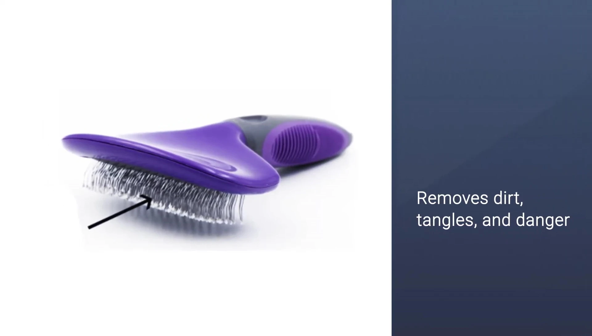 Close-up of the Hertzko brush bristles