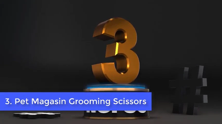 The Pet Magasin grooming scissors kit