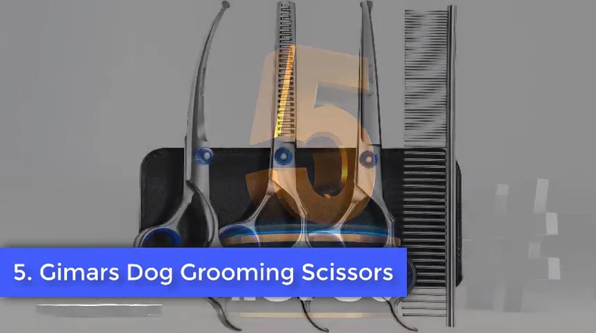 The Geimer's dog grooming scissors kit