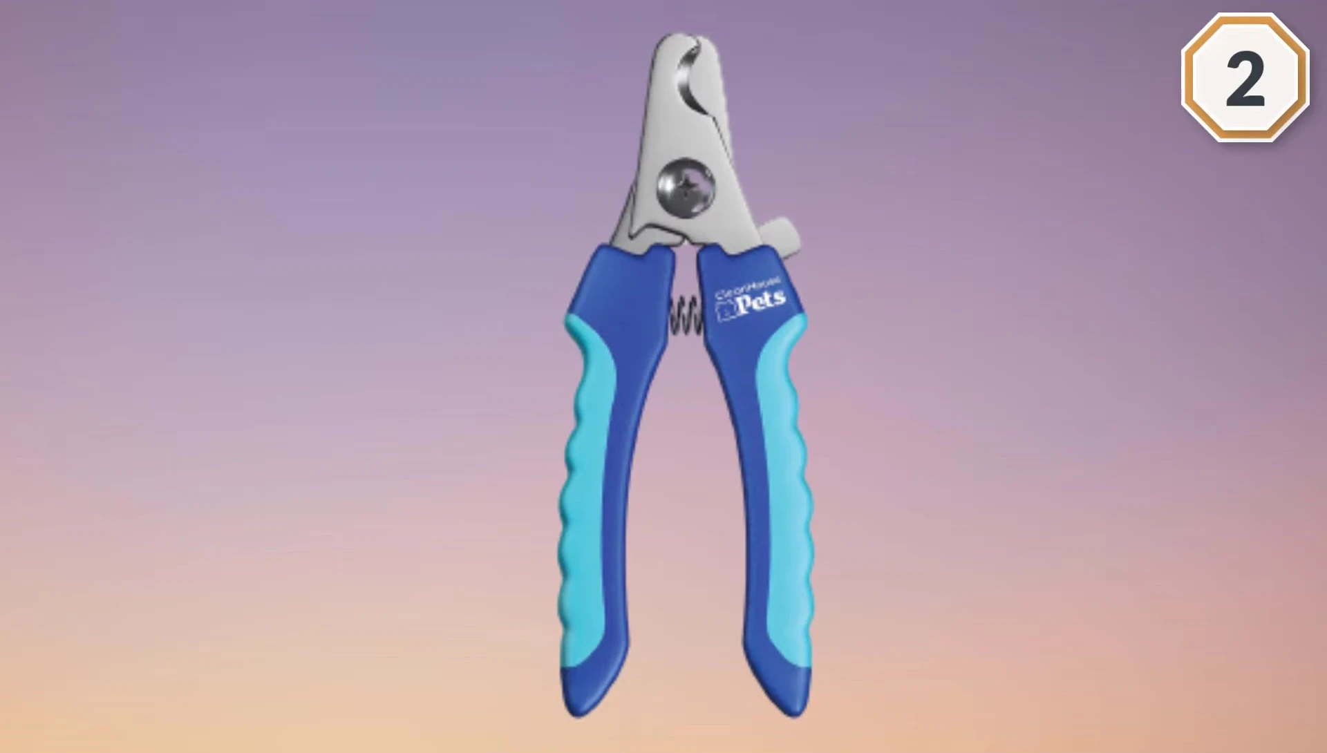 Highlighting the stainless steel frame and safety guard of the Clean House Pets clipper.