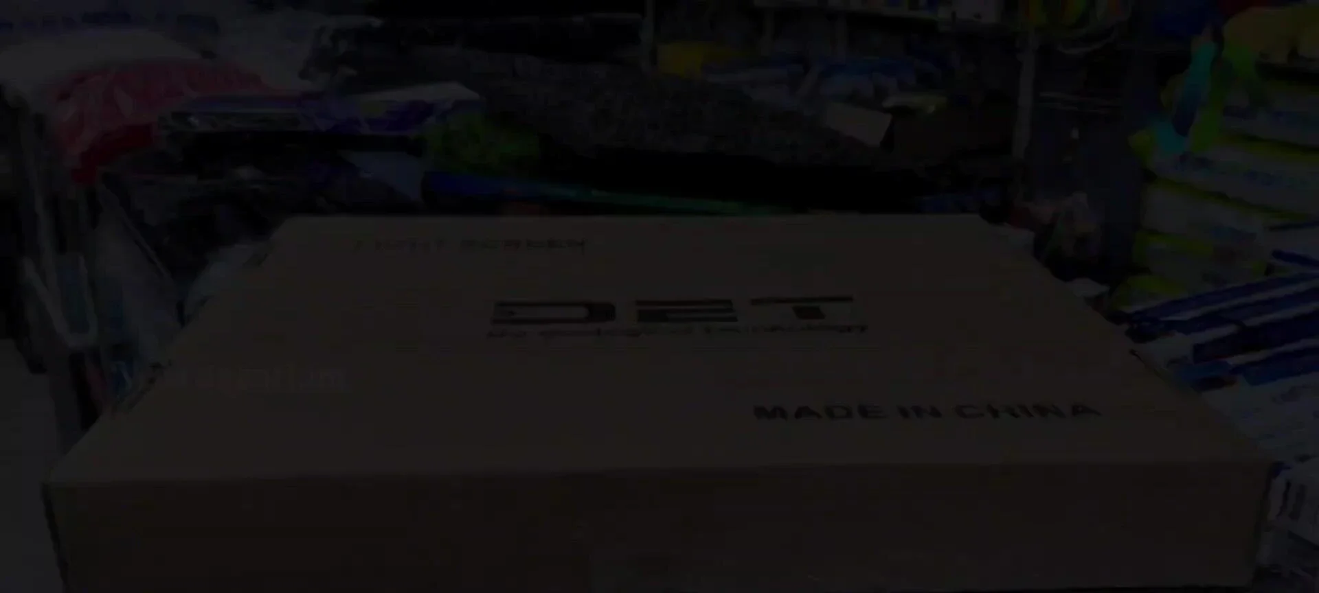 The exterior of the product packaging