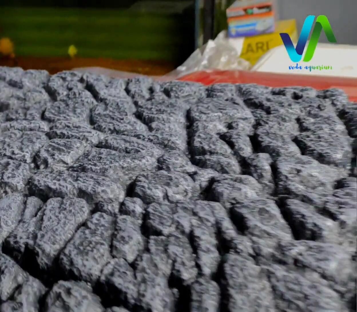 Stone effect 3D wallpaper