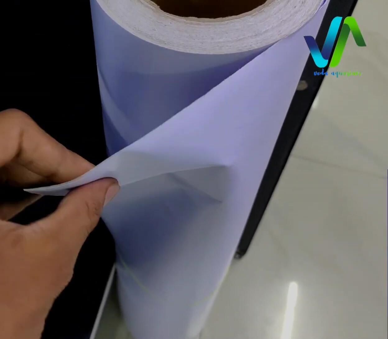 Close-up showcasing the vinyl sticker's color options