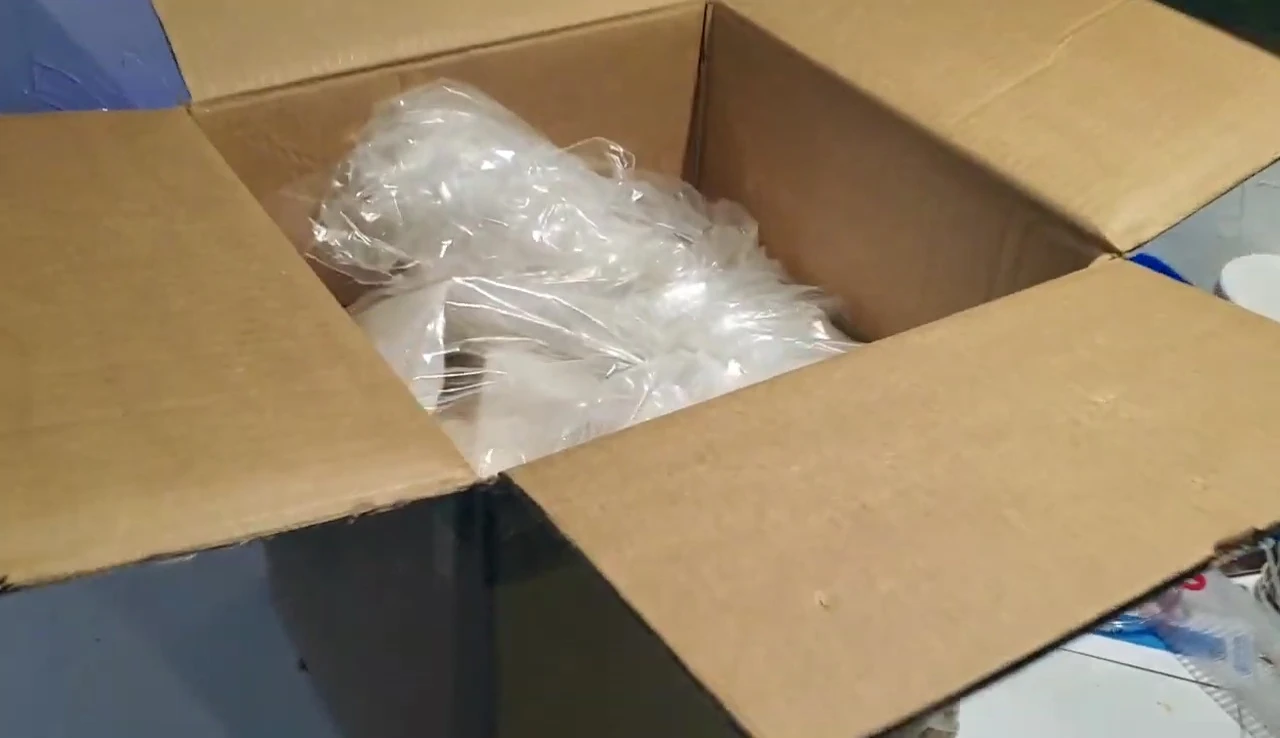 The unopened box of Nature's Rock coral base rock.
