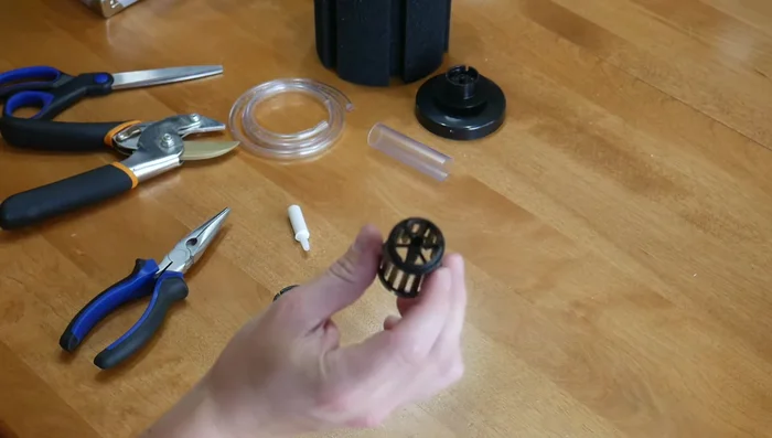 Remove the central air column, leaving a hollow center.