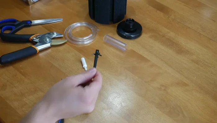 Remove the central air column, leaving a hollow center.