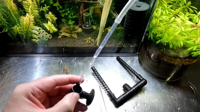 Ensure the hole is drilled completely through the blockage.