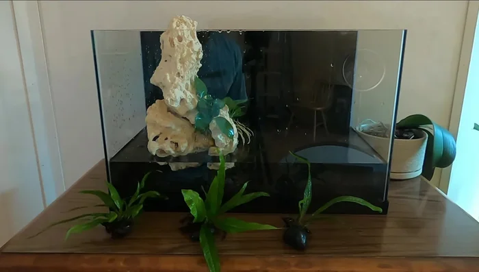 Hold it for a few seconds until the glue sets.