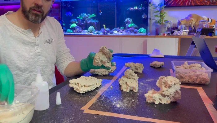 Complete the Bond: Once happy with the initial join, apply more glue and sand to the entire join, filling in any gaps with small stones. This makes the join seamless and incredibly strong.