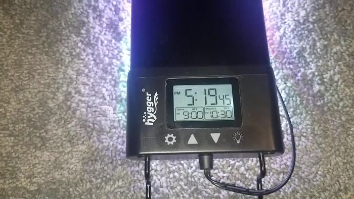 Adjusting light intensity: