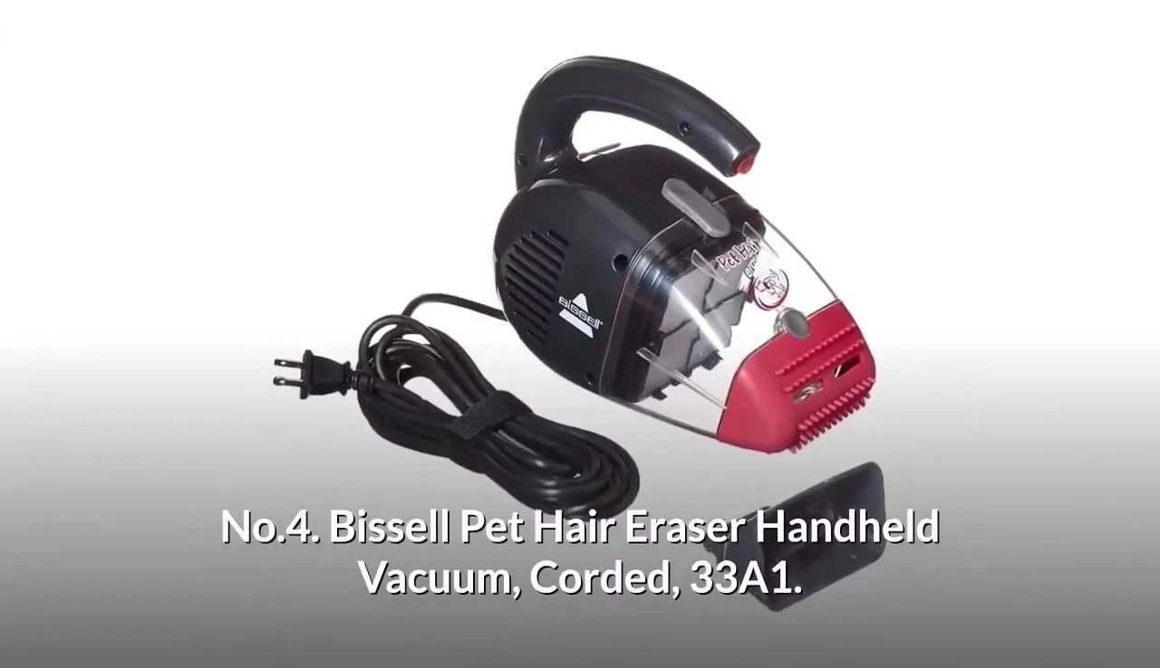 The Bissell Pet Hair Eraser shown.