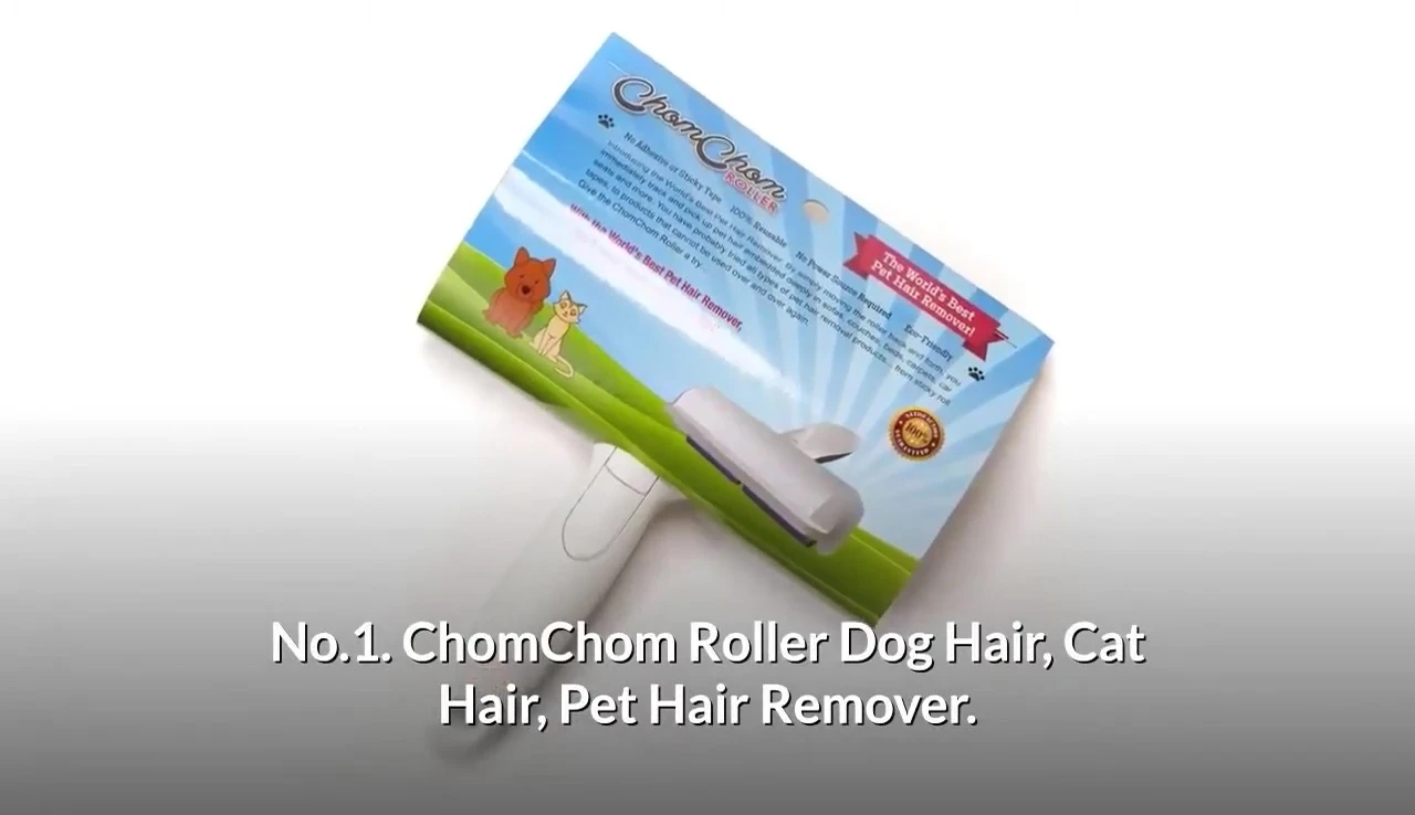 Close-up of the ChamCham roller being demonstrated.