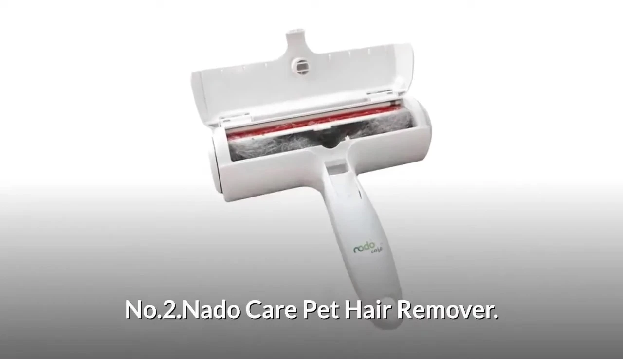 The Natto Care pet hair remover shown.