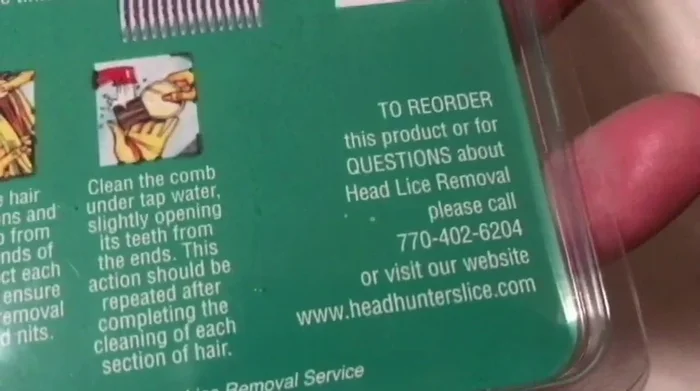 Rinse the comb frequently under running water to remove fleas and flea eggs.
