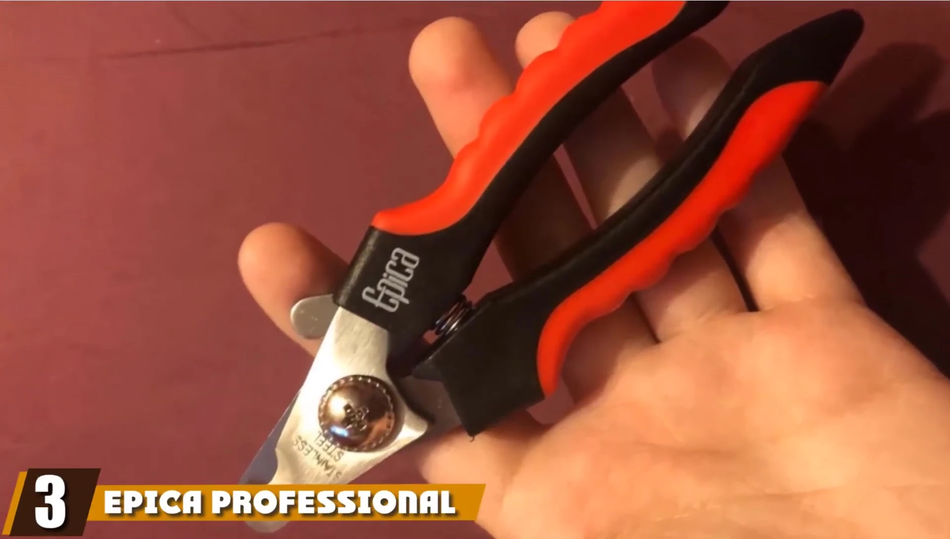 The Epica Professional Cat Nail Clipper shown