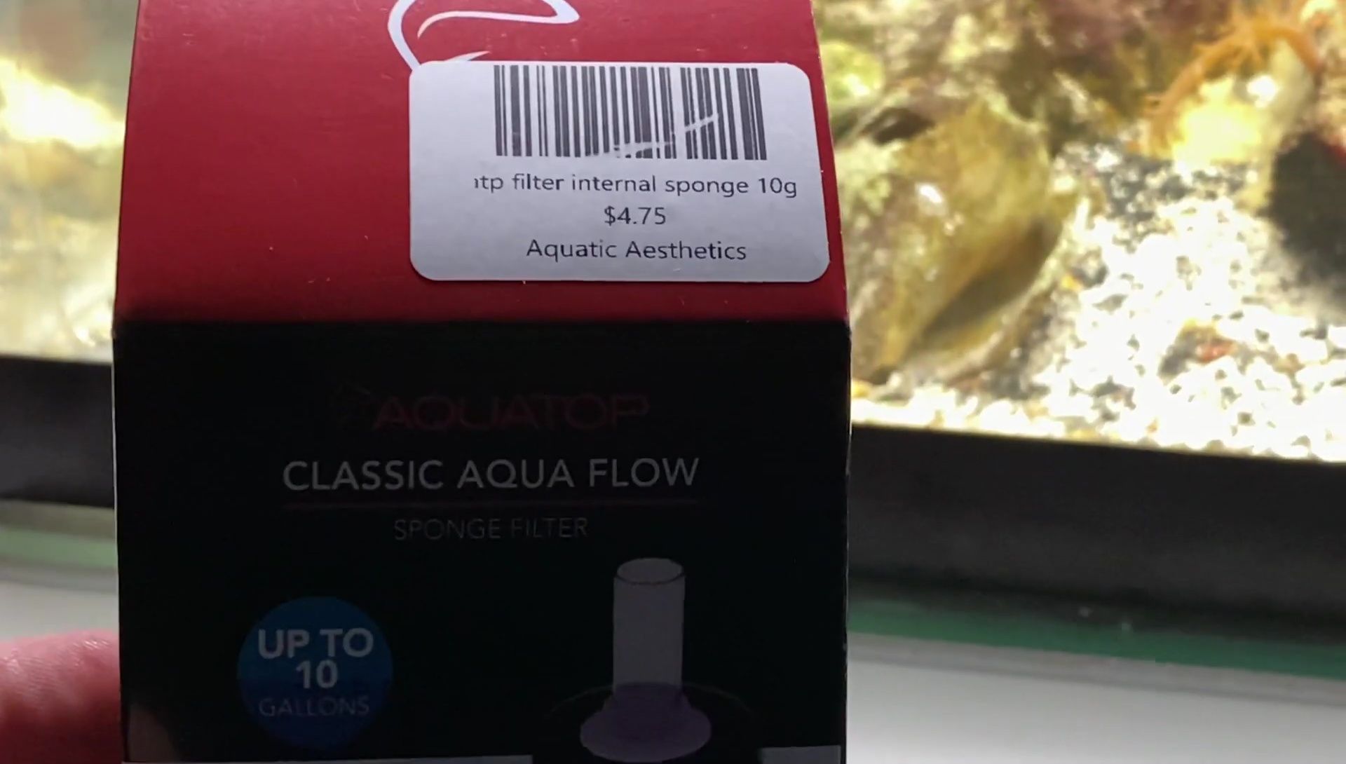 The AquaTop Nano Sponge Filter showcased