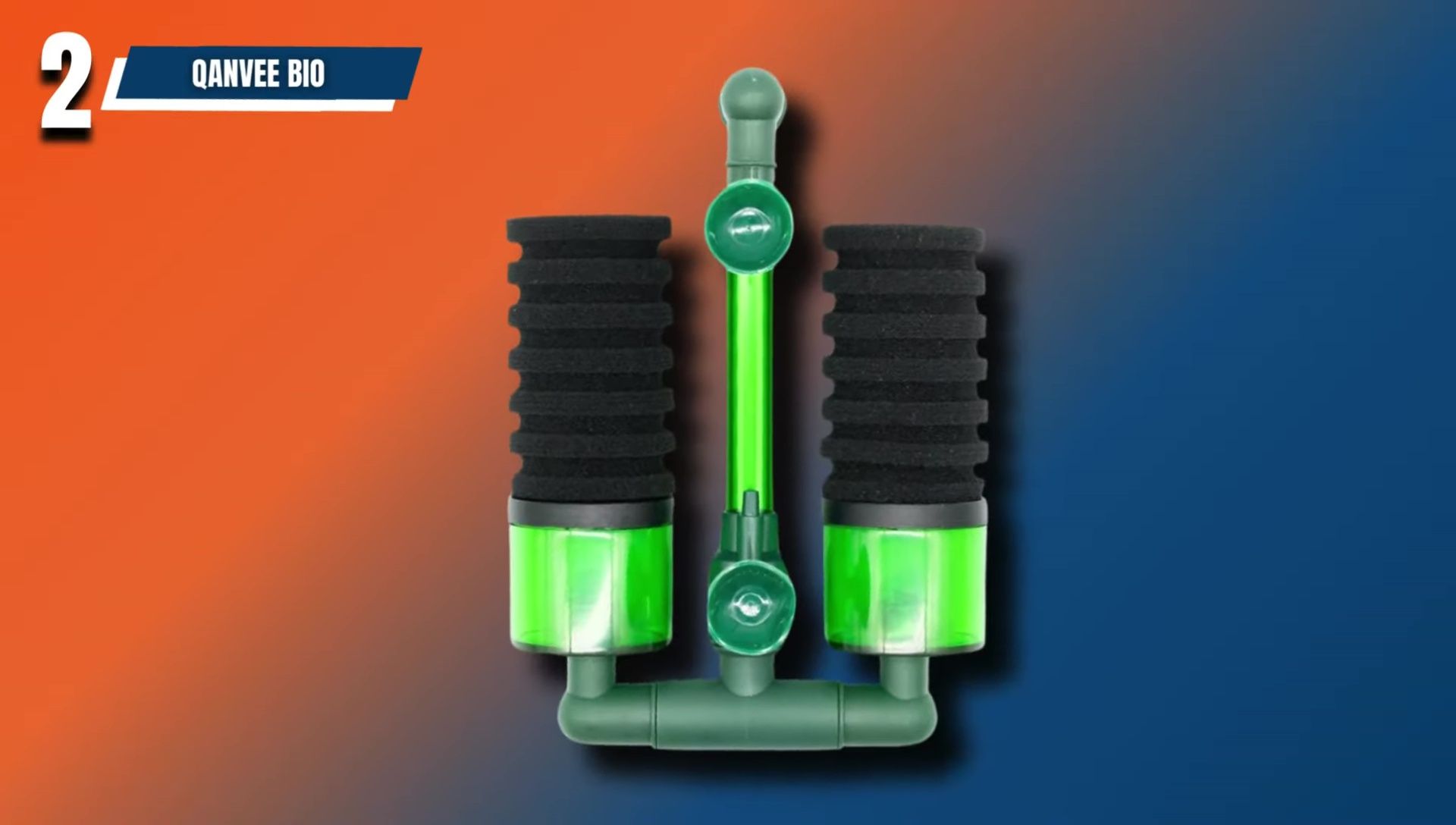 Quan V Filter showcasing dual-sponge design
