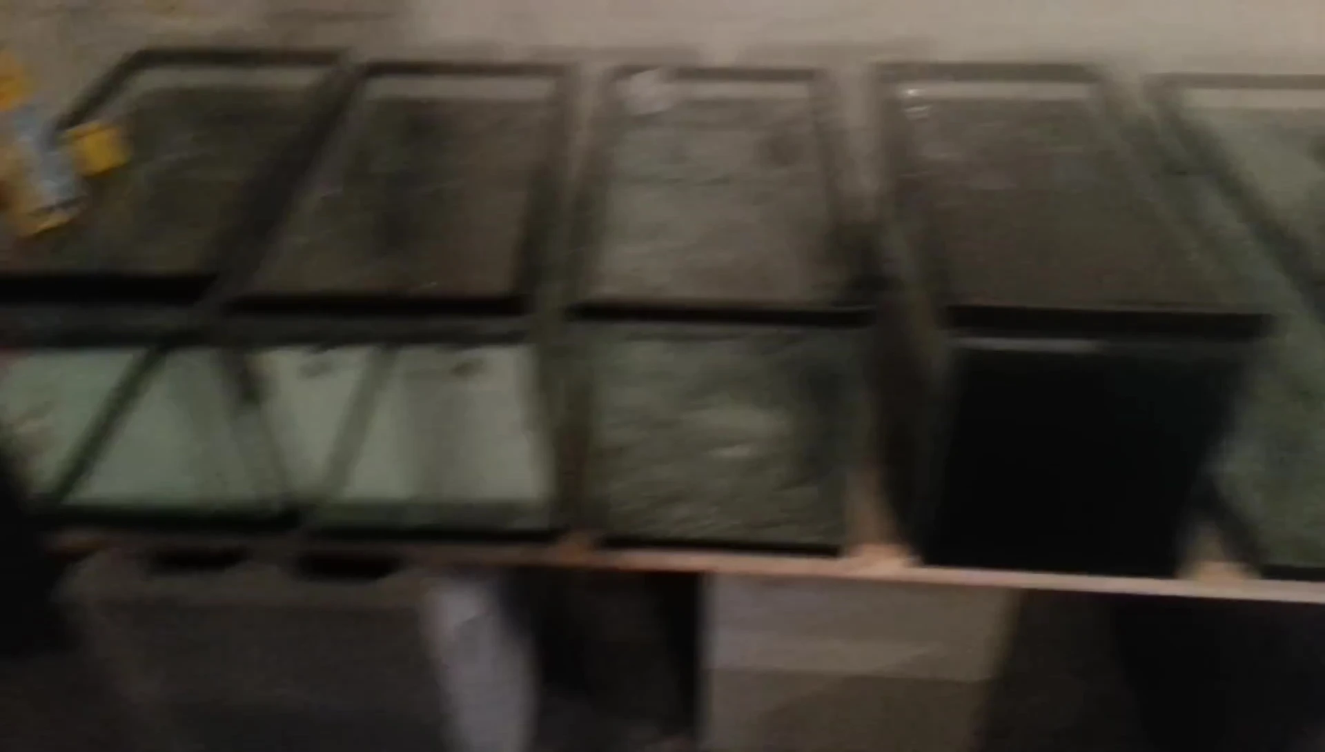 Multiple tanks with individual sponge filters
