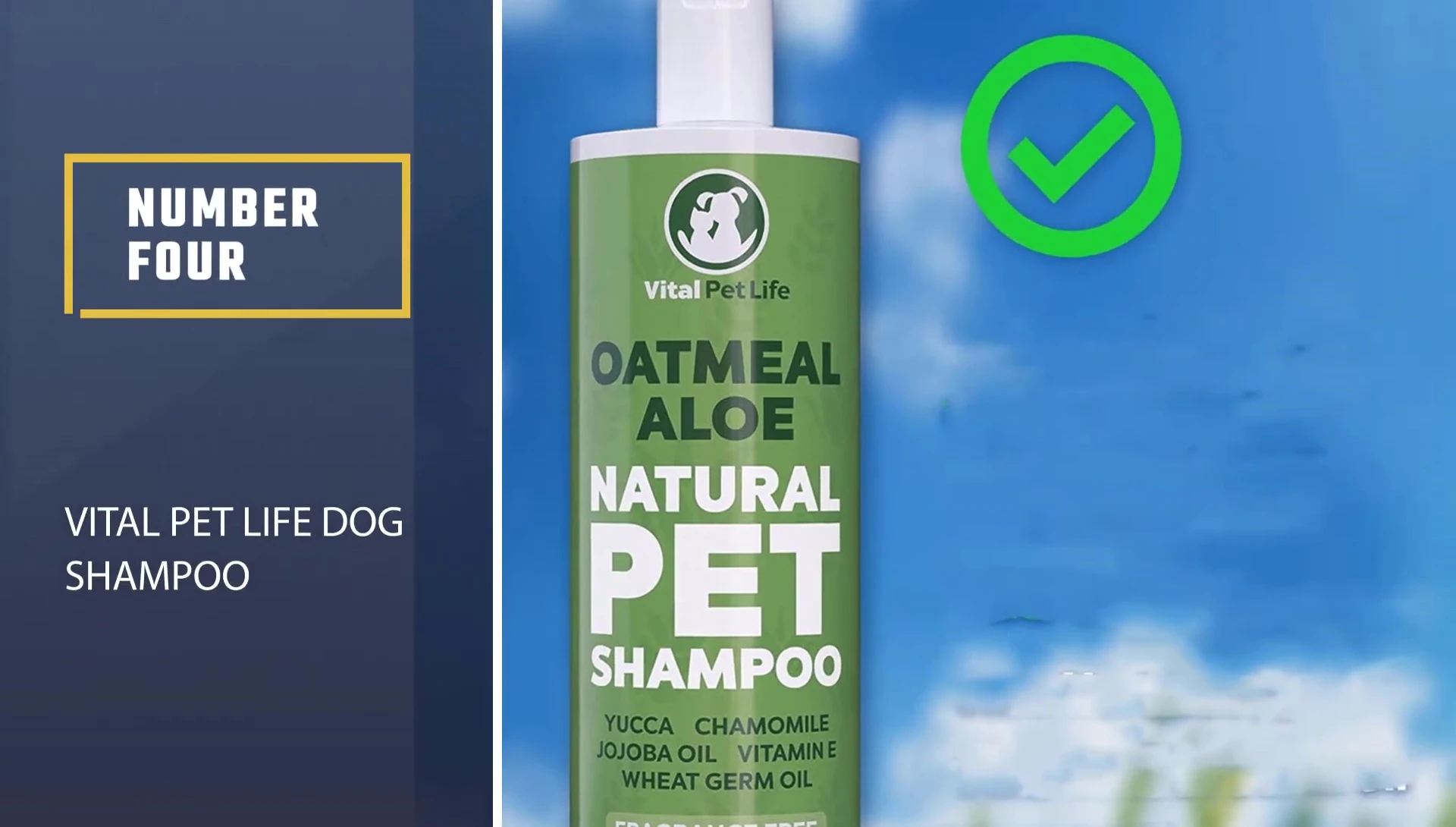 Vital Pet Life Dog Shampoo bottle