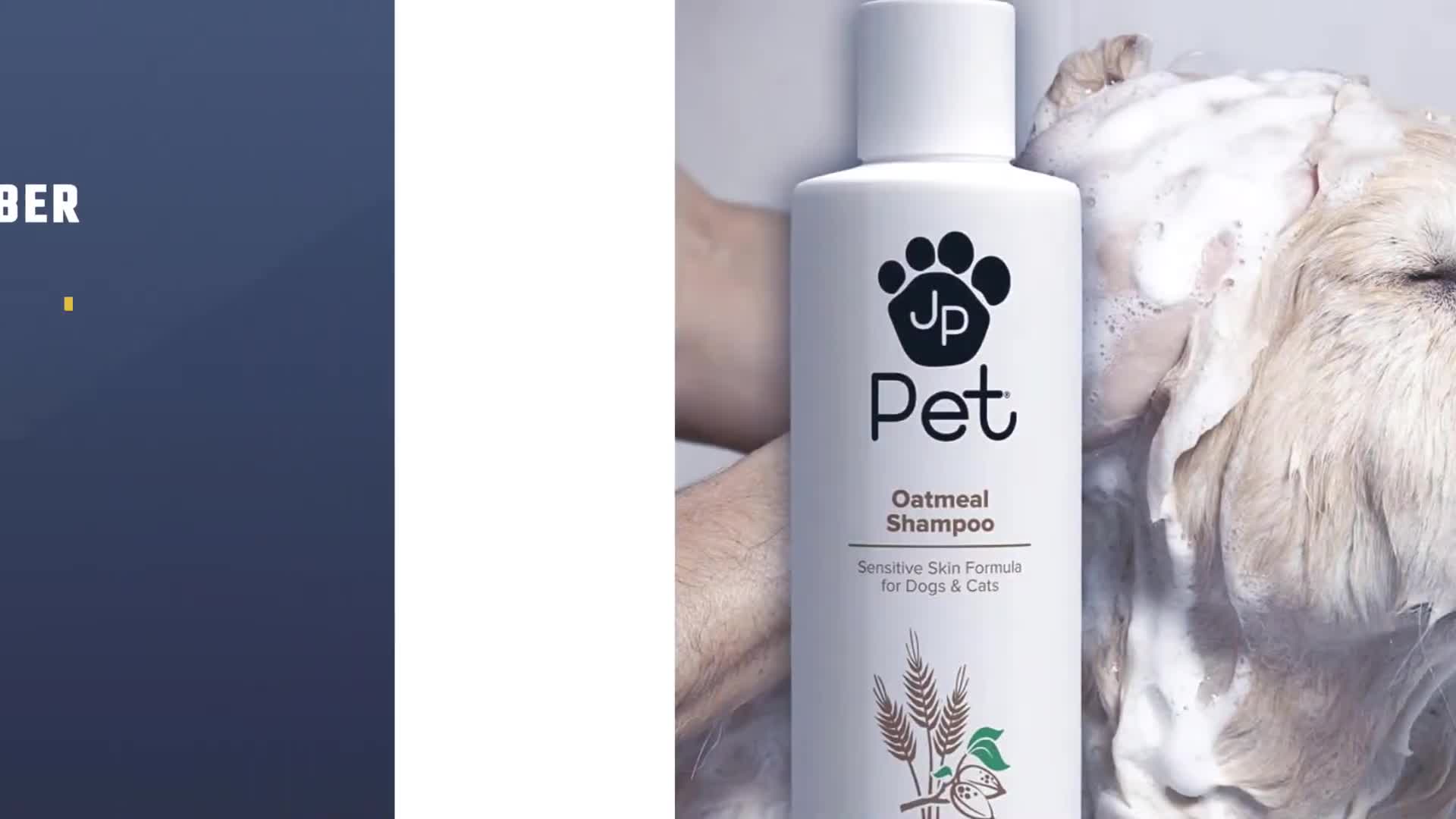 John Paul Pet Oatmeal Shampoo bottle