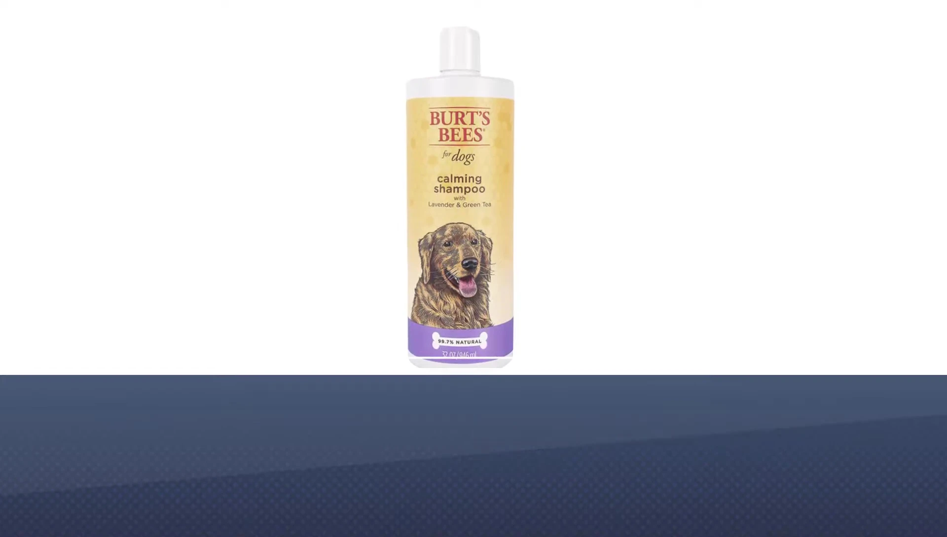 Image showcasing the calming ingredients of the shampoo