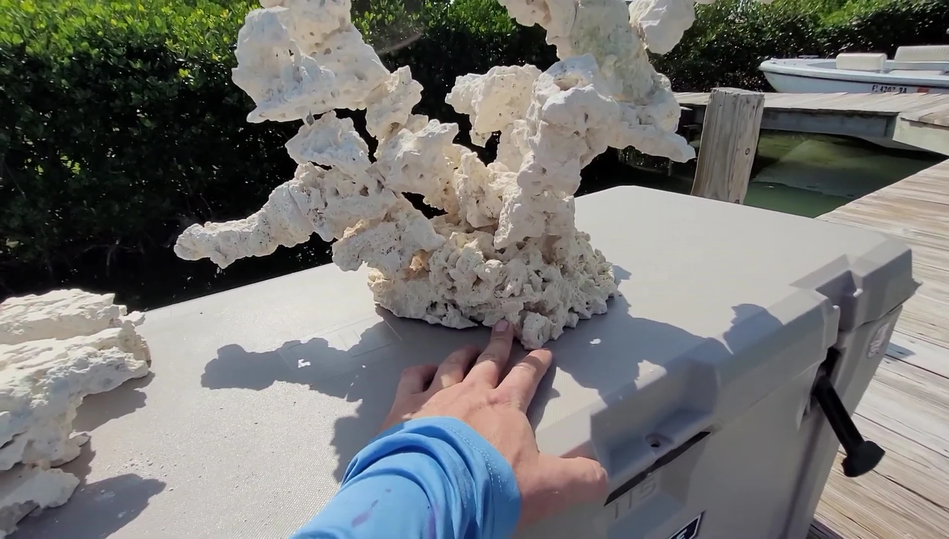 Close up of the base piece
