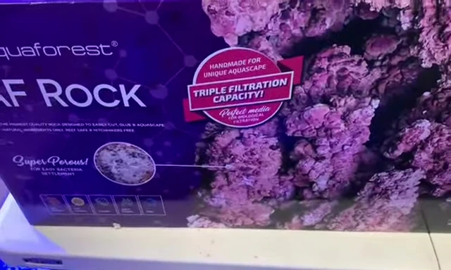 Final shot showing the completed aquascape