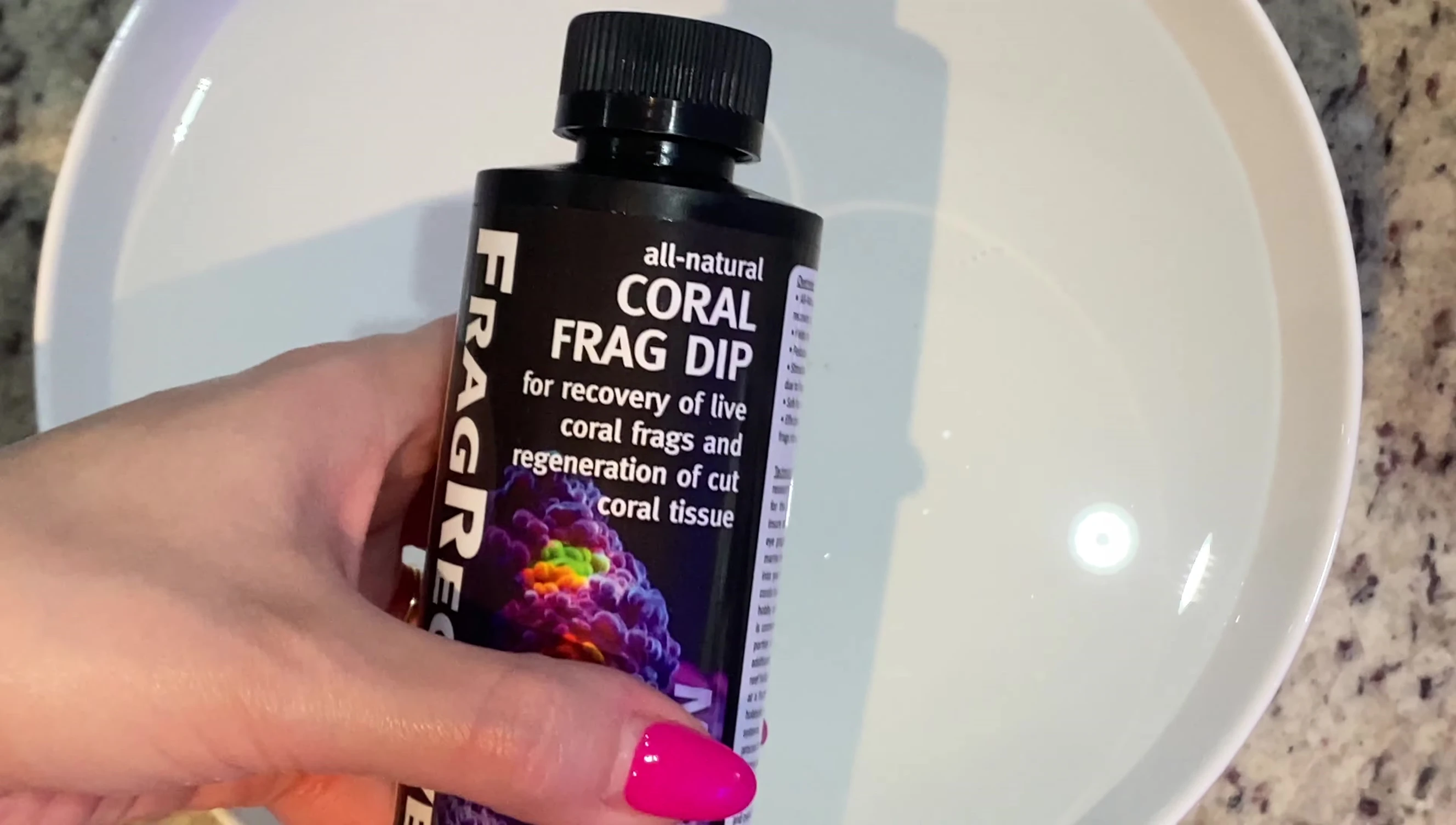 Preparing the Seachem Reef Dip solution