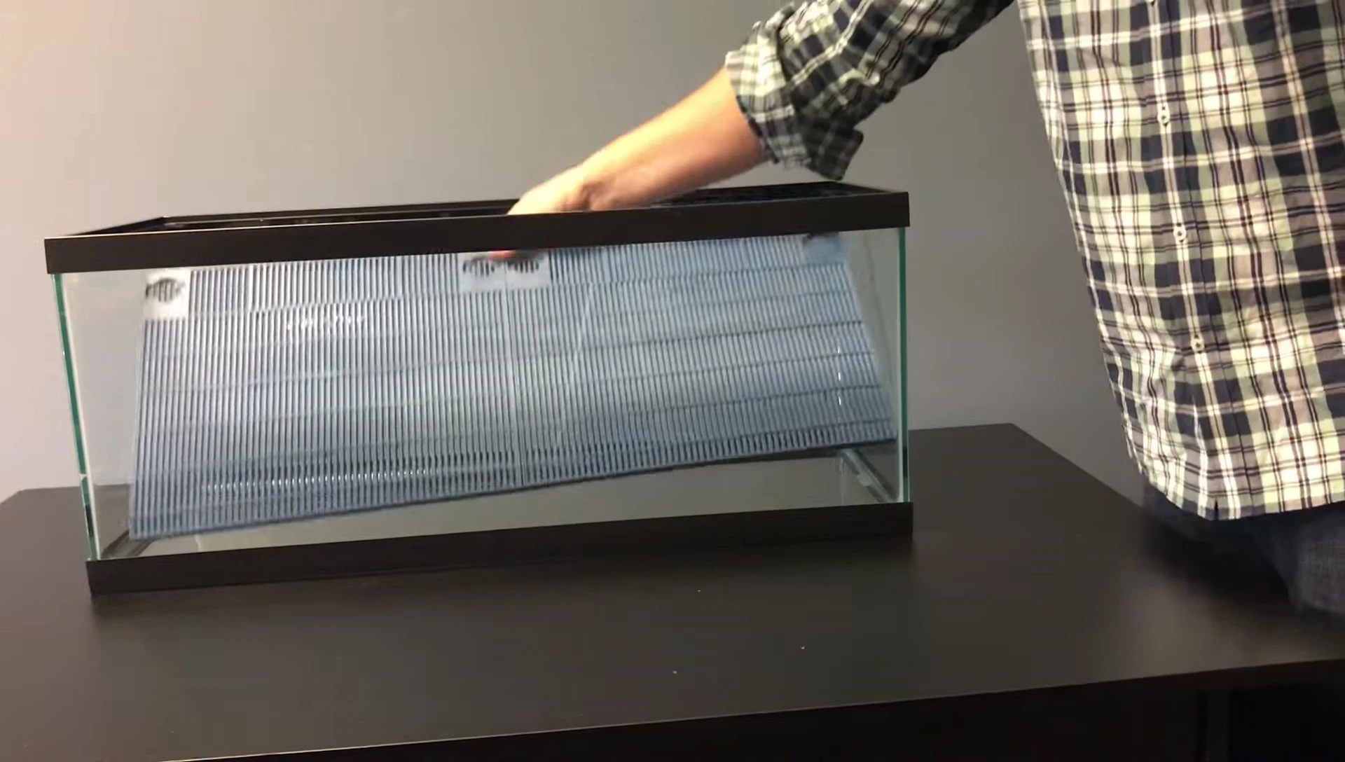 Rinsing the carbon cartridges