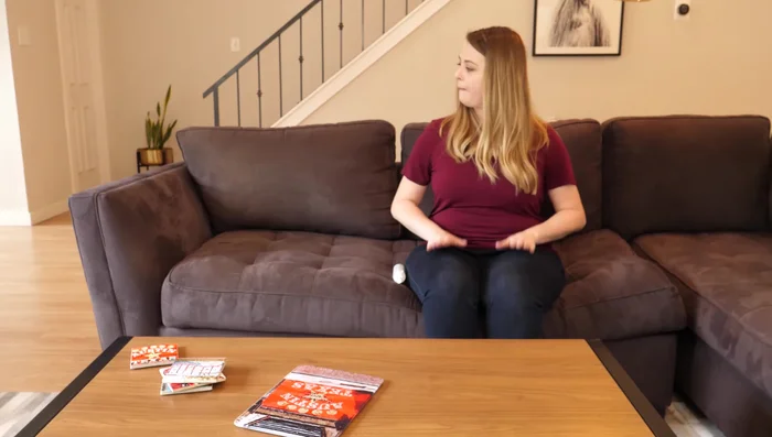 Gently rub your cat's fur in the opposite direction while petting.