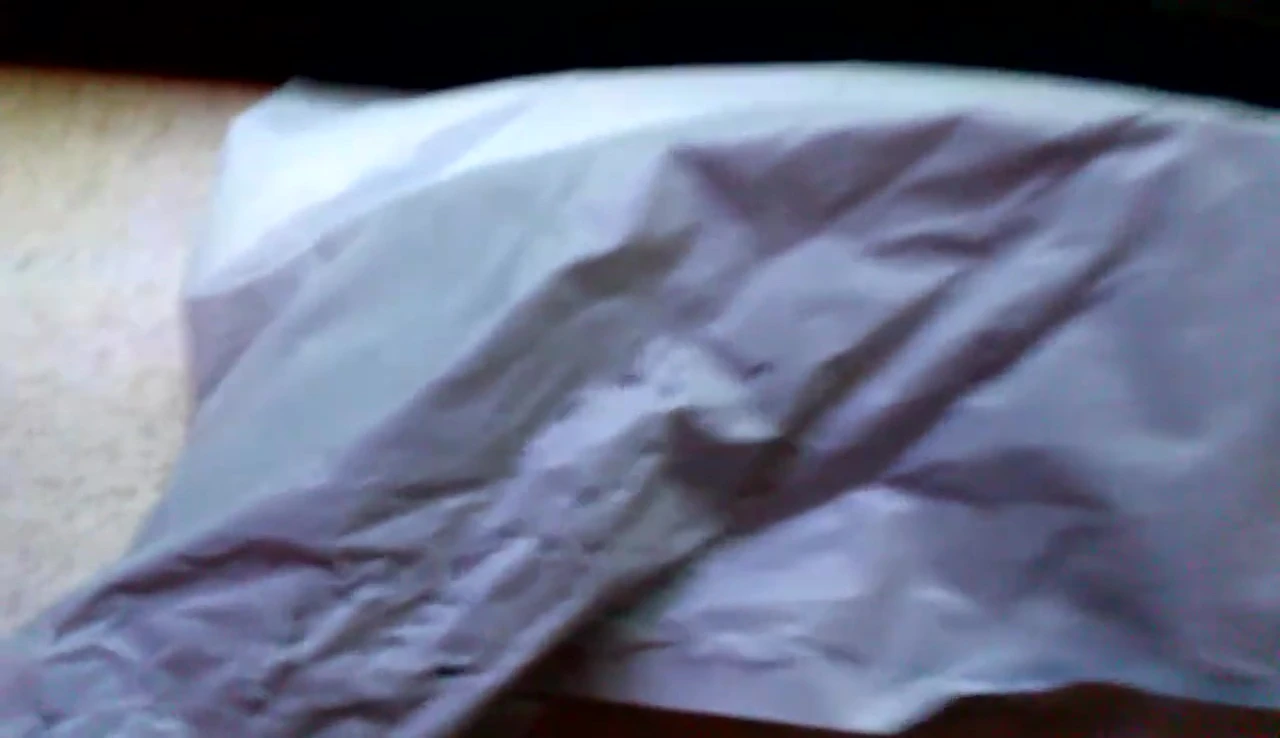 The driftwood package showing cat bite marks