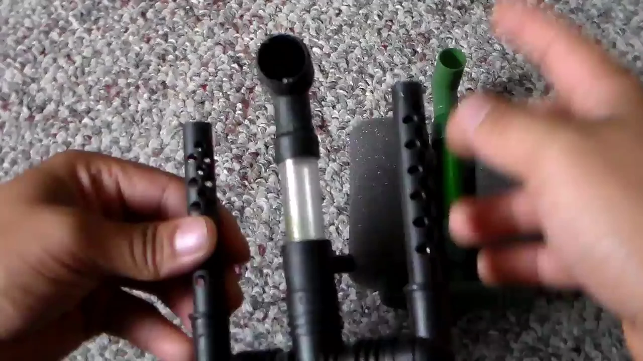 Side-by-side comparison of the Tetra and X&Y filters, highlighting their size differences.