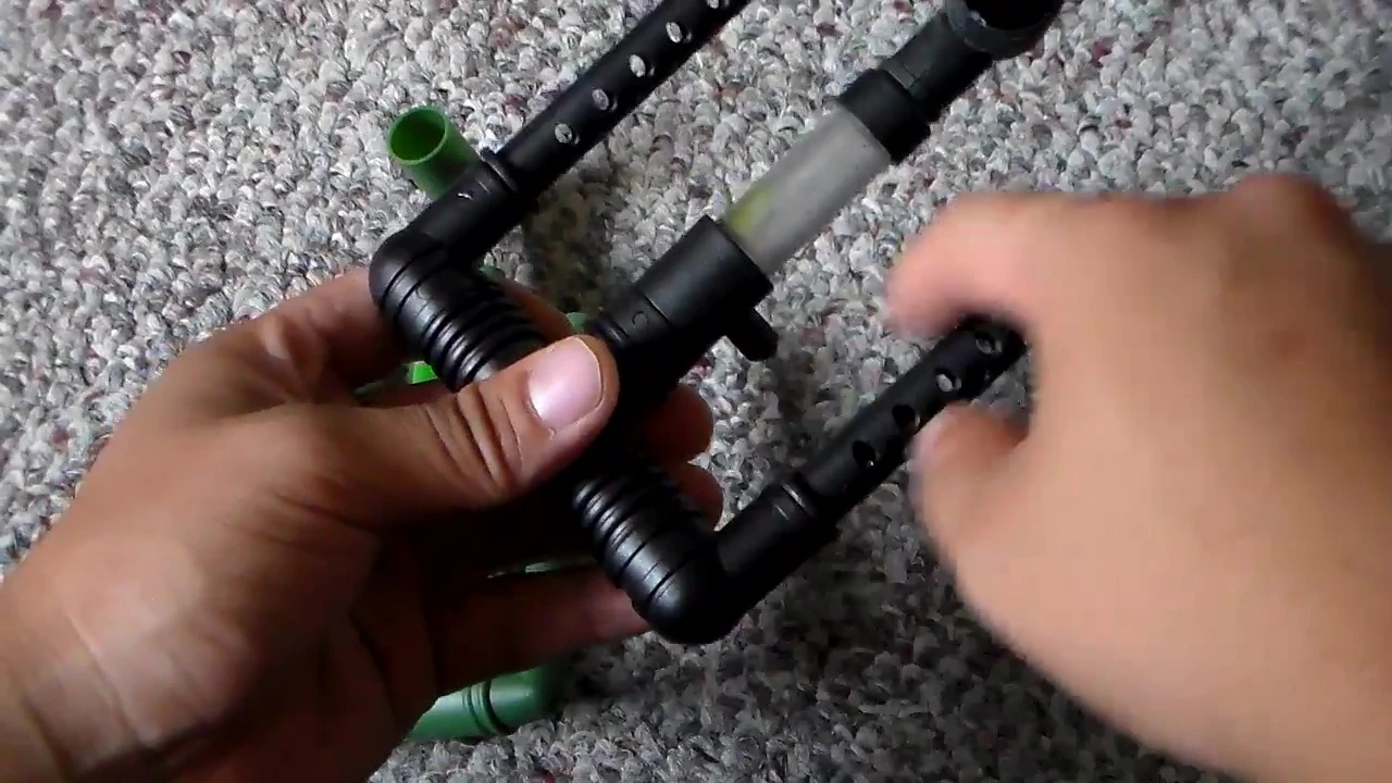 Image showing the numerous disconnect points on the X&Y filter, allowing for easy disassembly.
