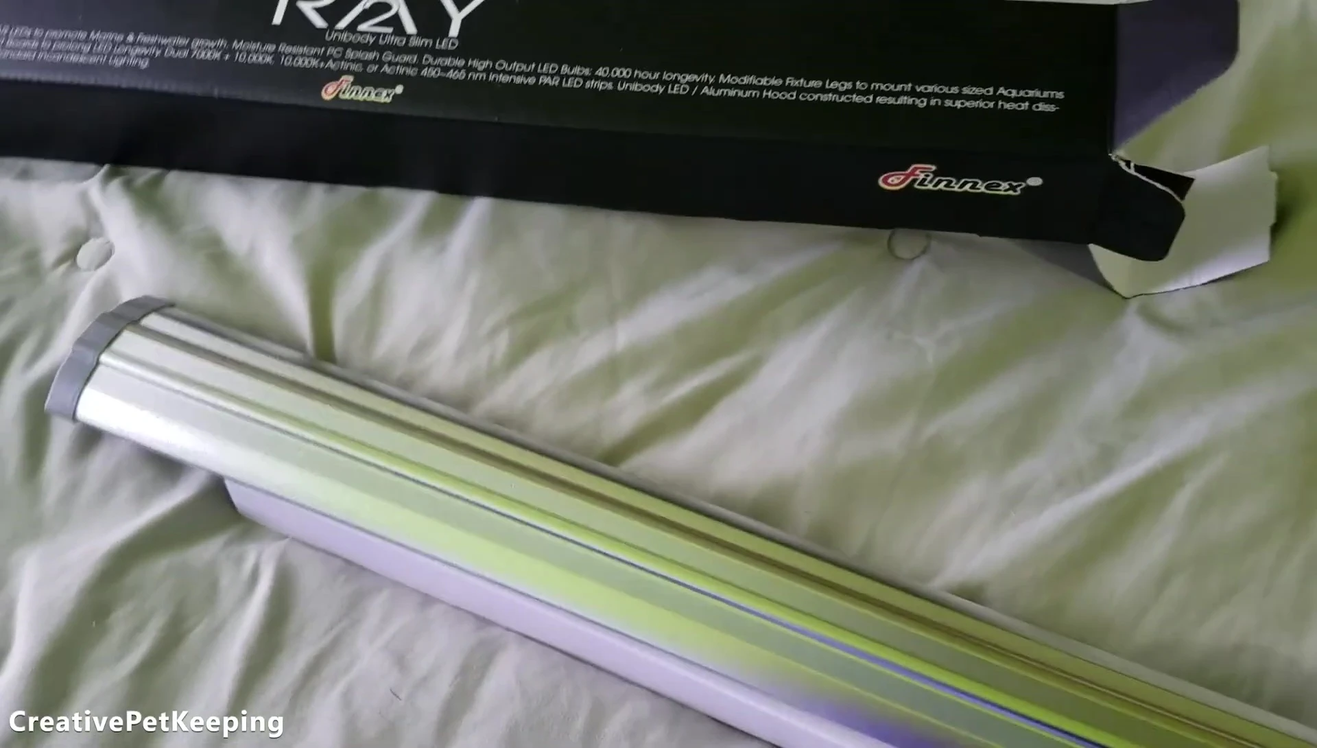 Close up of the slim light unit