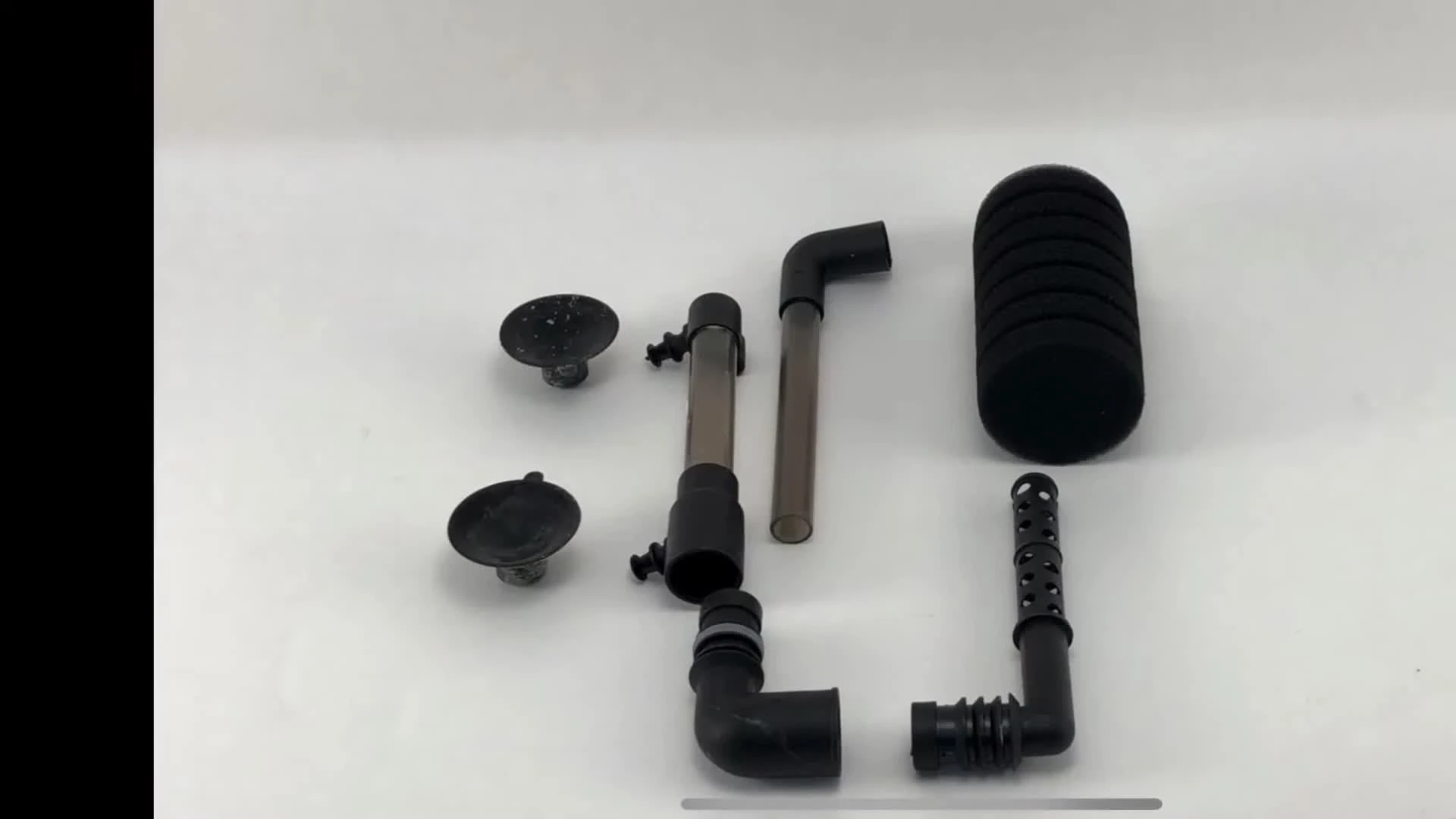 Disassembled filter showing components