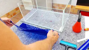 Skyline Background Foil: Easy Aquarium Backdrop Installation