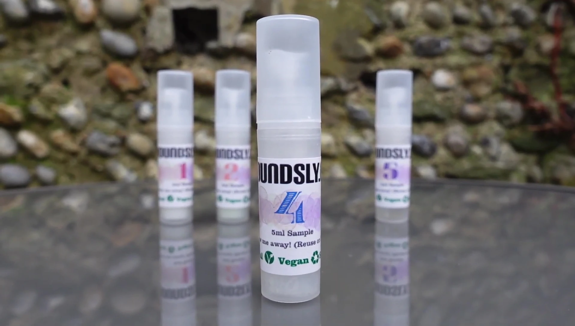 Number 4 fragrance bottle