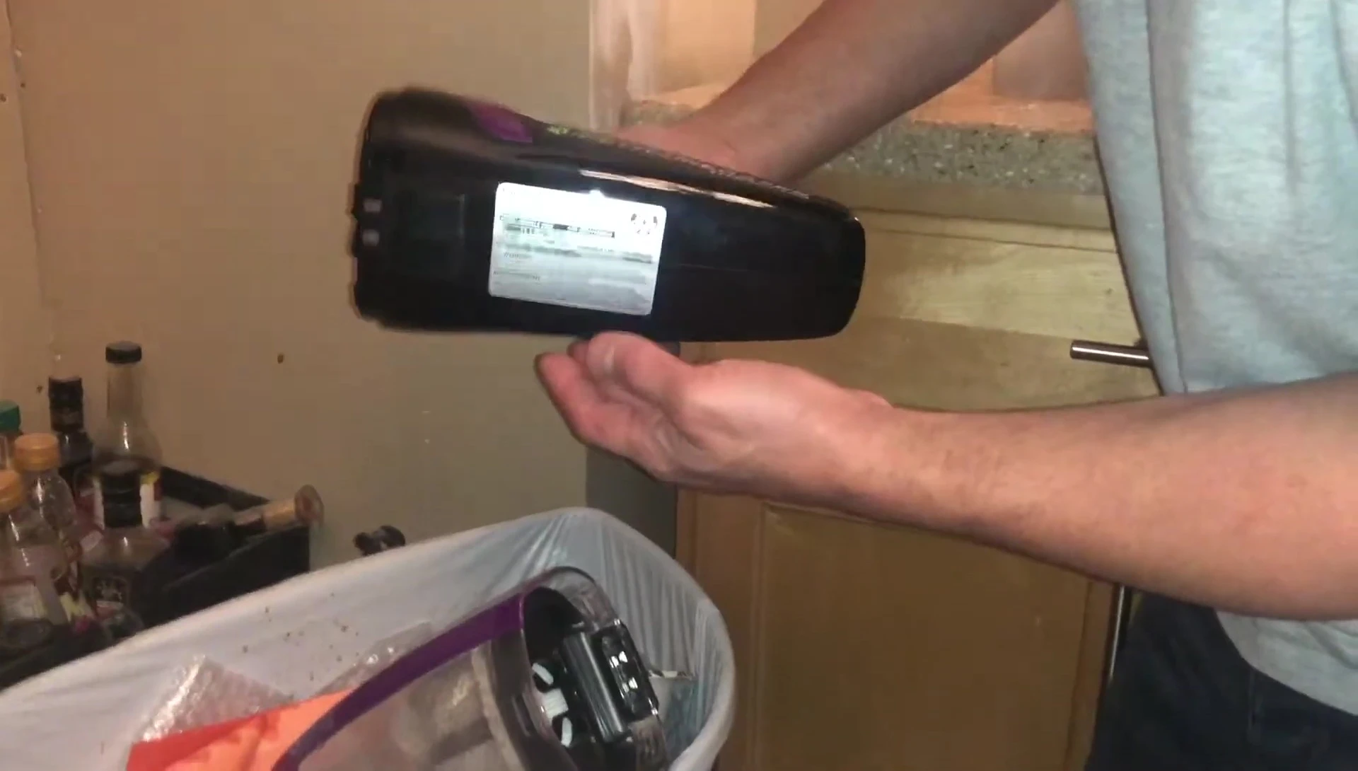 Disassembling the vacuum for cleaning