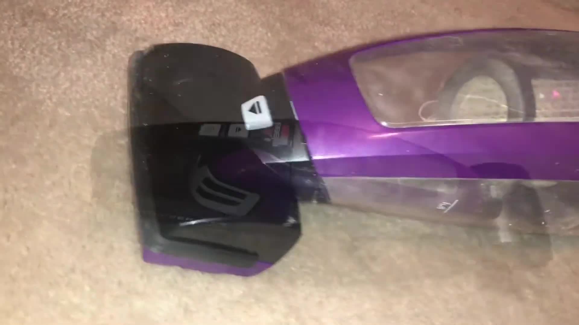 Close-up of the Bissell handheld vacuum