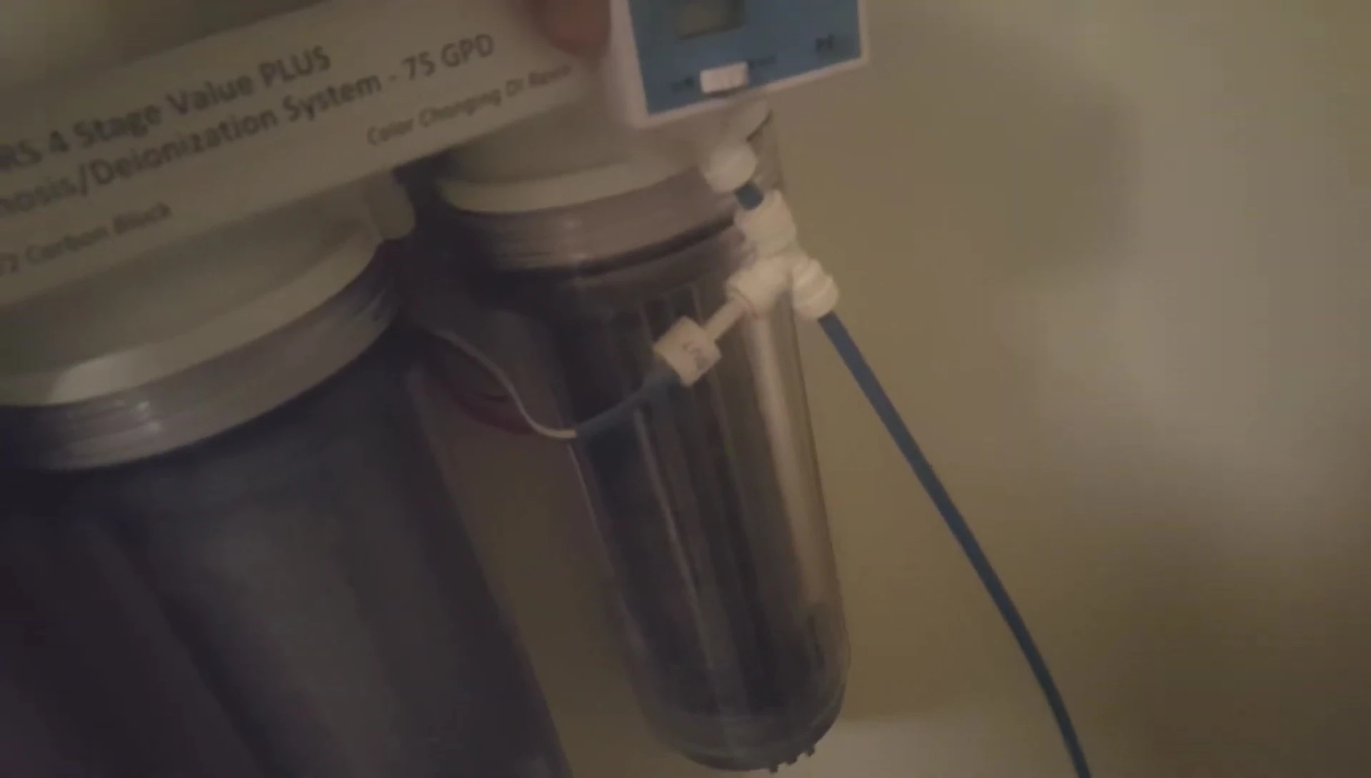 Checking salinity with a DTS meter
