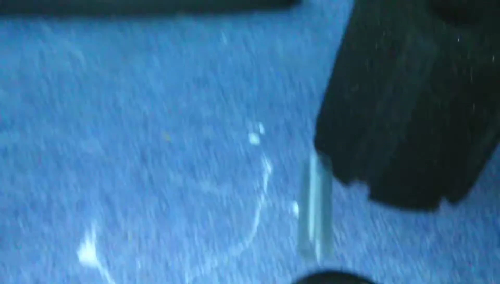 Close up of the airline tubing modification described in YouTube tutorial