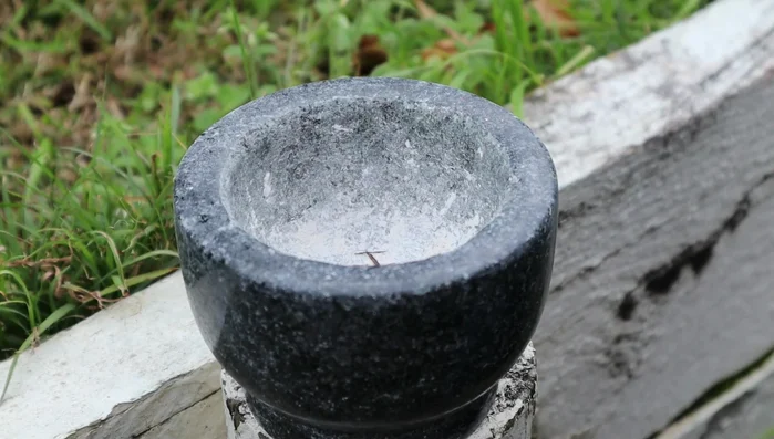 Prepare Eco Forest Powder: Crush larger Eco Forest rocks into a fine powder using a kitchen motor and/or hammer. For smaller pieces, a kitchen grinder can be used.