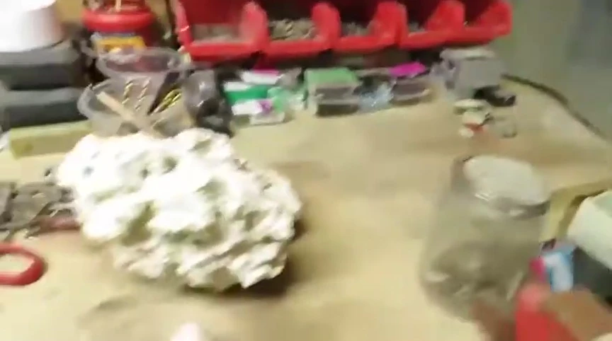 The South Seas base rock removed from its packaging.