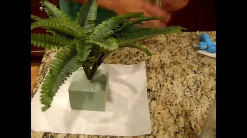 Screenshot highlighting the fragility of the foam base.