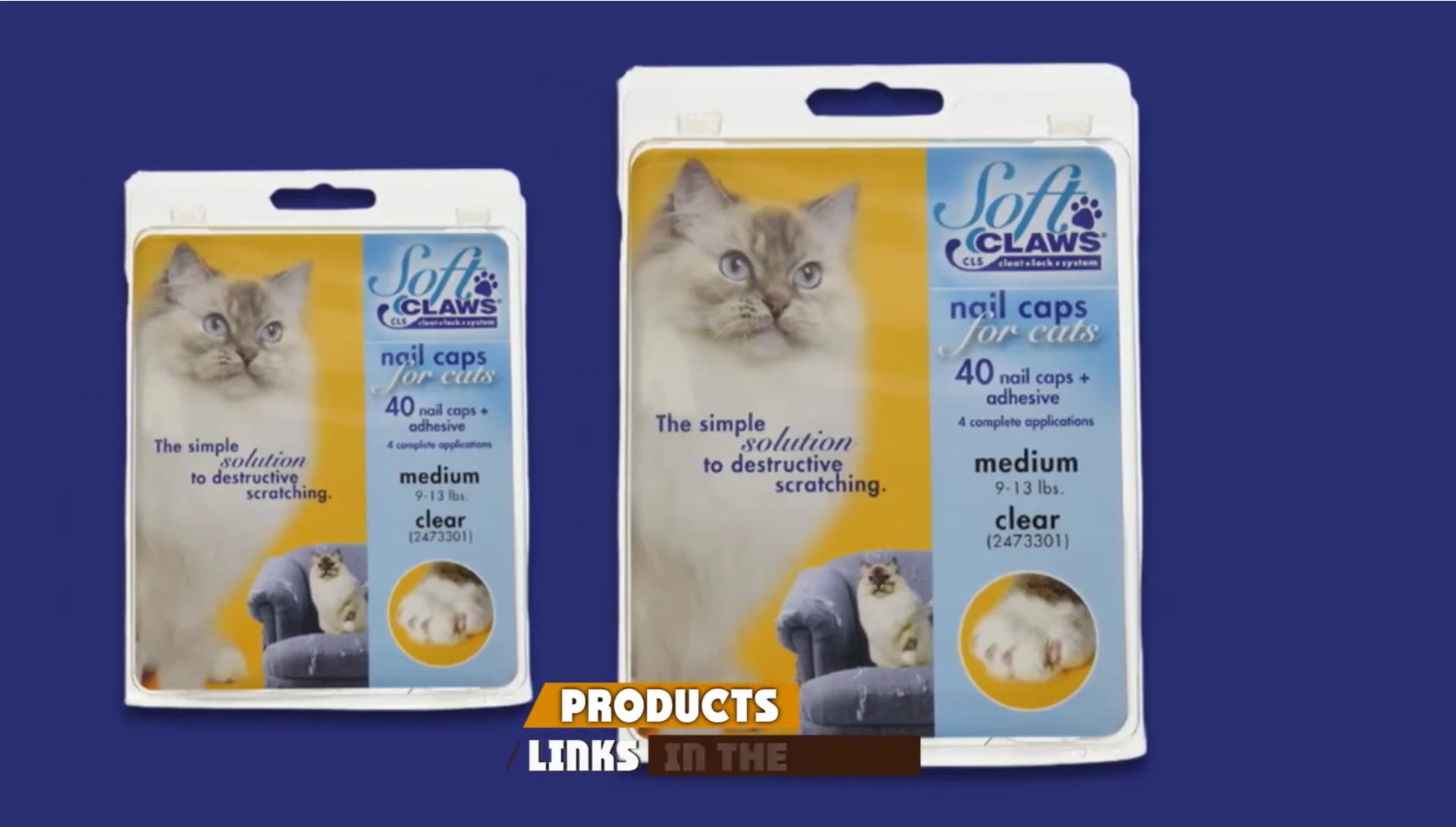 Soft Claws Cat Nail Caps packaging