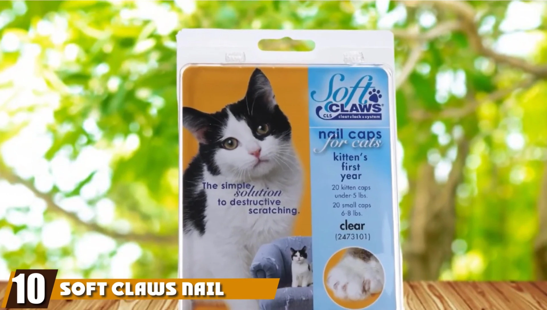 Soft Claws Nail Caps for Kittens packaging