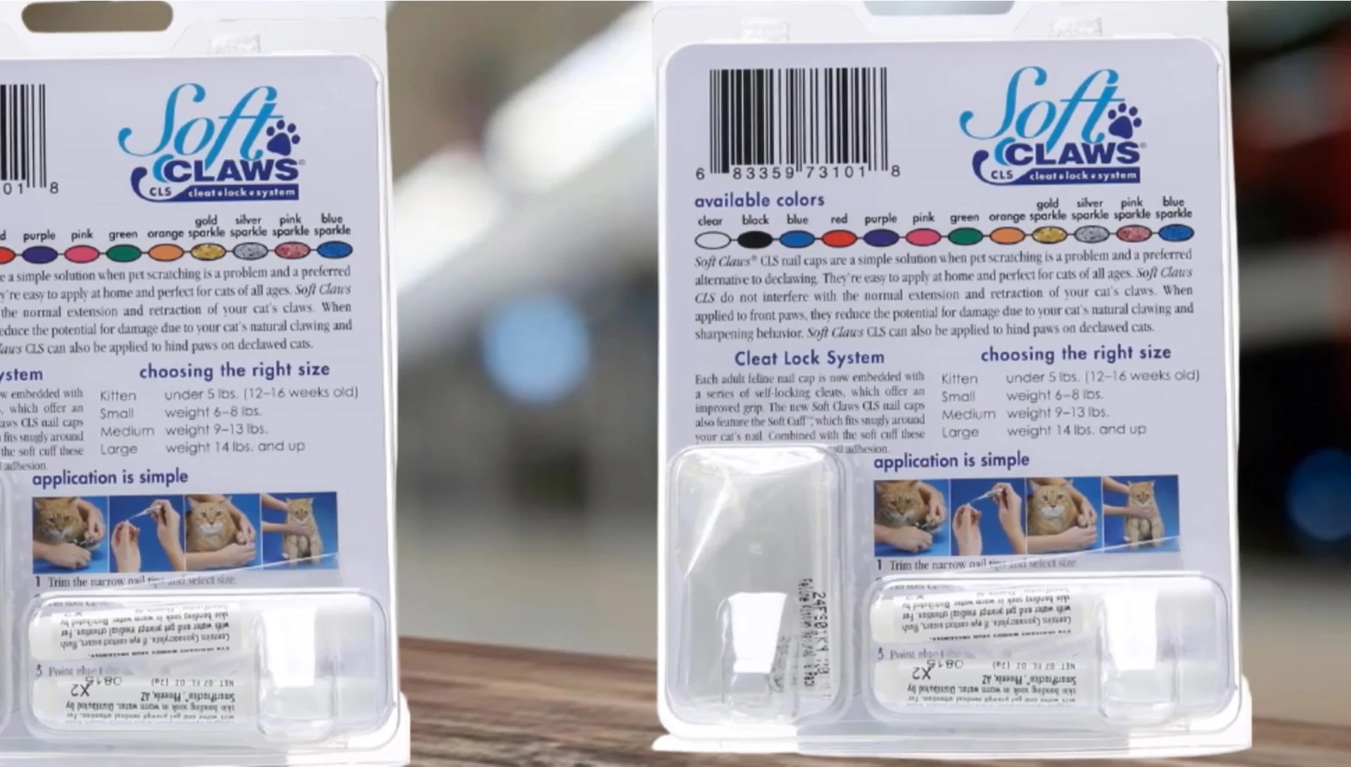 Demonstration of applying Soft Claws adhesive