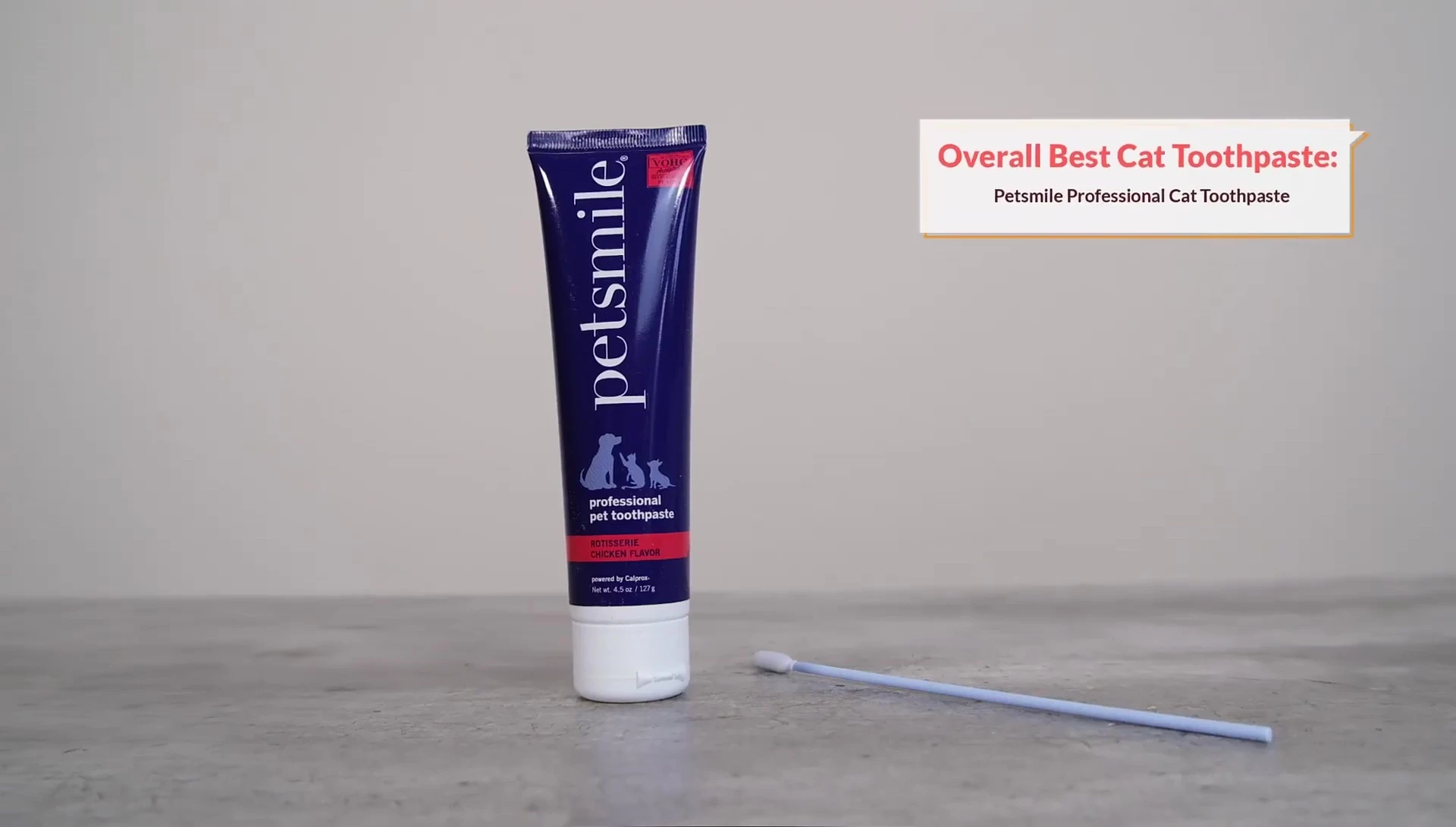 Pet Smiles toothpaste tube